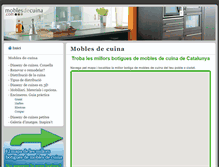 Tablet Screenshot of moblesdecuina.com
